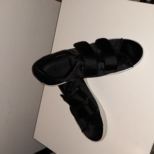 Joie Women's Diata Velcro Sneakers, Black, size 35.5, new